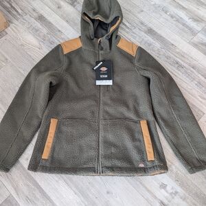 Dickies Men's Green and Tan Performance Jacket